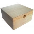 Medinė dėžutė B2 kvadratinė 12 x 24 x 24 cm
